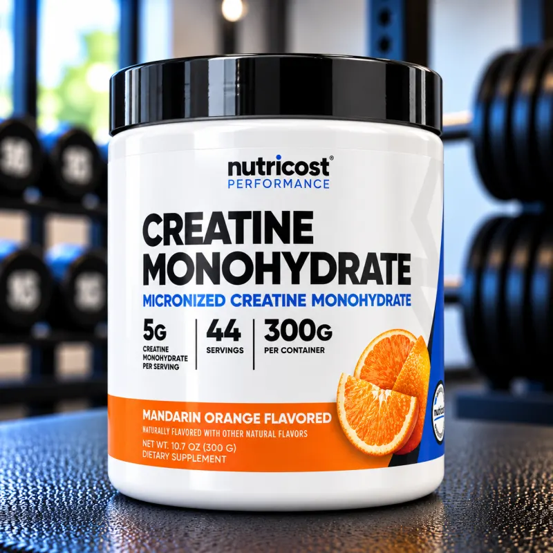 CREATINA MONOHIDRATADA MANDARINA NARANJA 44 SERVIDAS