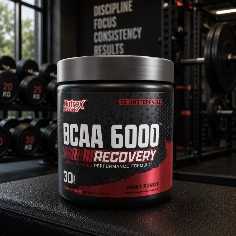 NUTREX BCAA 6000 FRUIT PUNCH 30 SERVIDAS